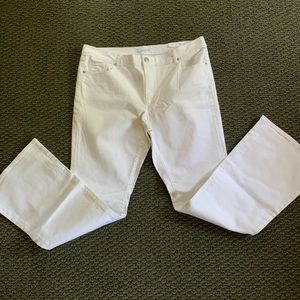 LOFT - White Jeans- Flare (Size 14) - NWT
